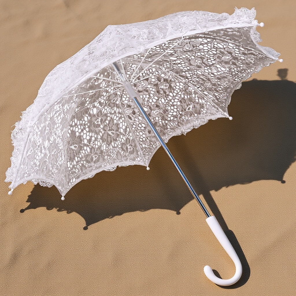 Photography Umbrella - White Lace Mini Decorative Umbrella Elegant