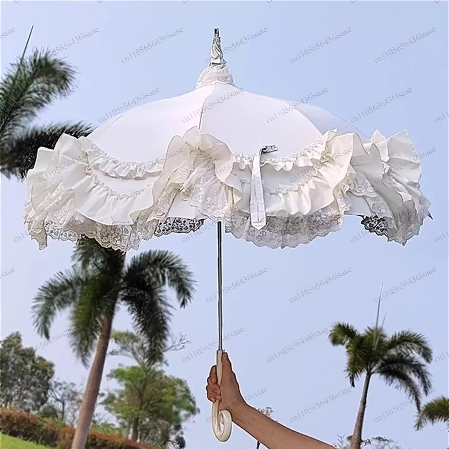 Photography Umbrella - French Pagoda Lace Sun Umbrella, Floral