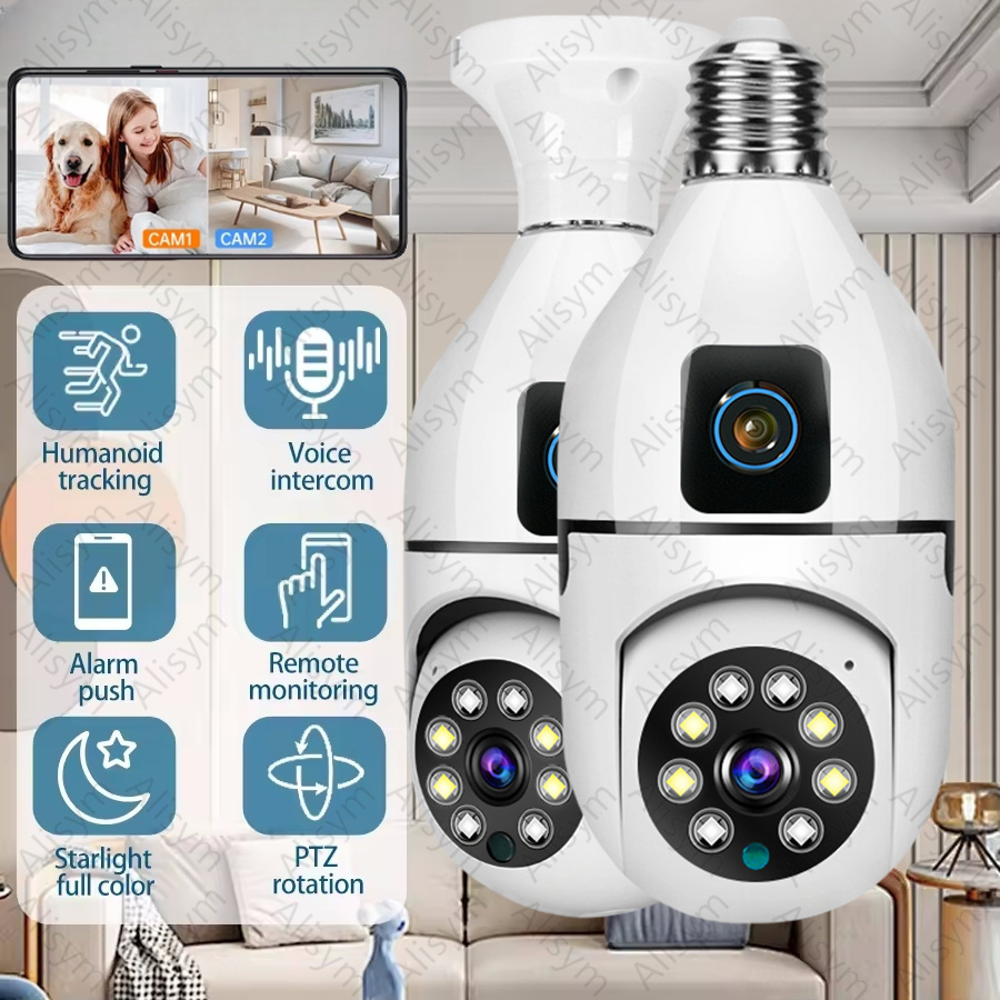 Photography Bulb - 8MP E27 Bulb WIFI Camera 8X