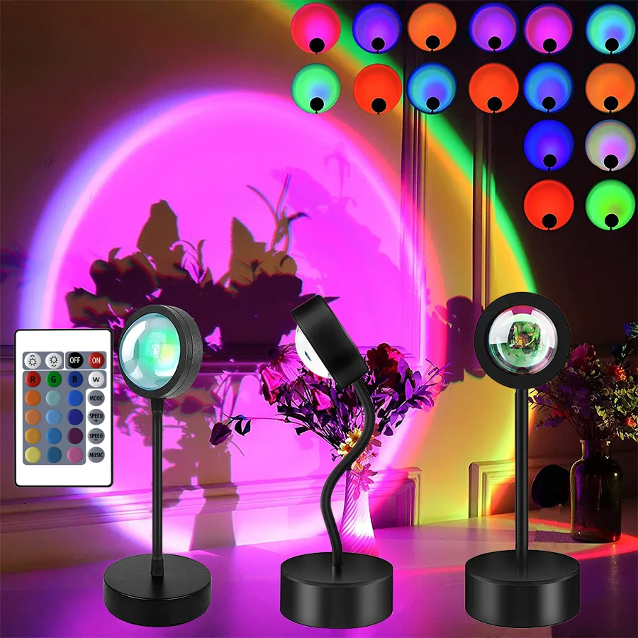 Photography Bulb - Sunset Lamp Night Light Multi Colors