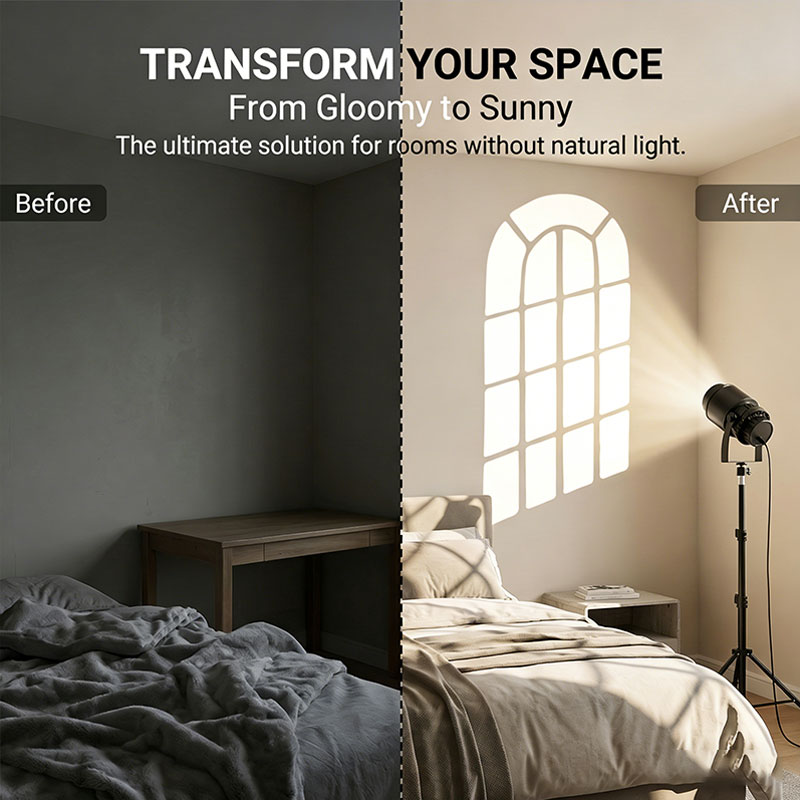 Photography Bulb - 15W Virtual Fake Window Projection Lamp