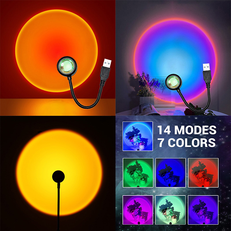 Photography Bulb - ZK40 LED Sunset Lamp Nightlights USB