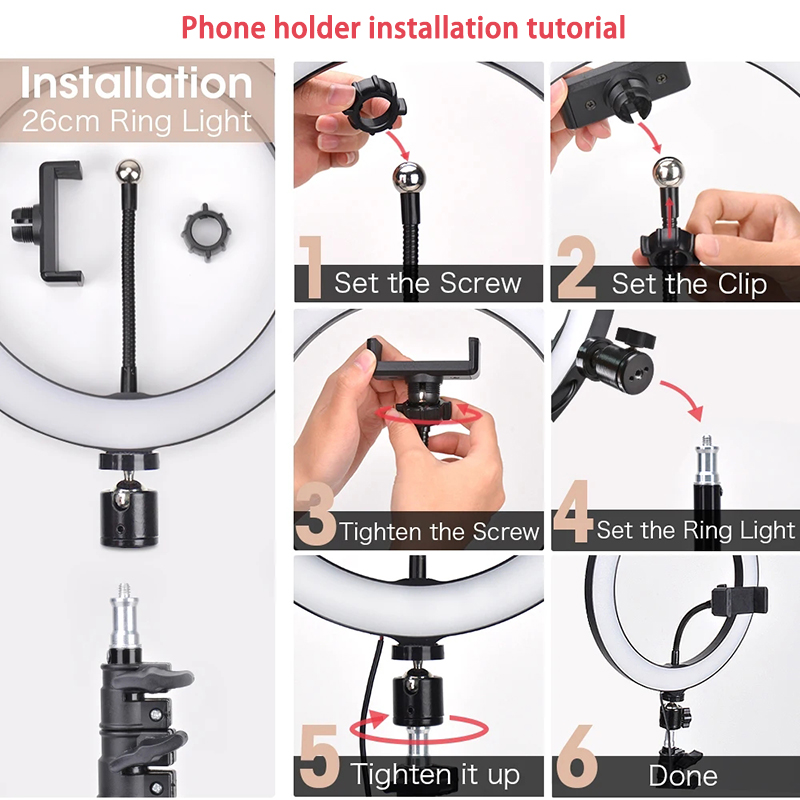 16/26/33cm Selfie Ring Light P – обзор и цена Photography Darkroom