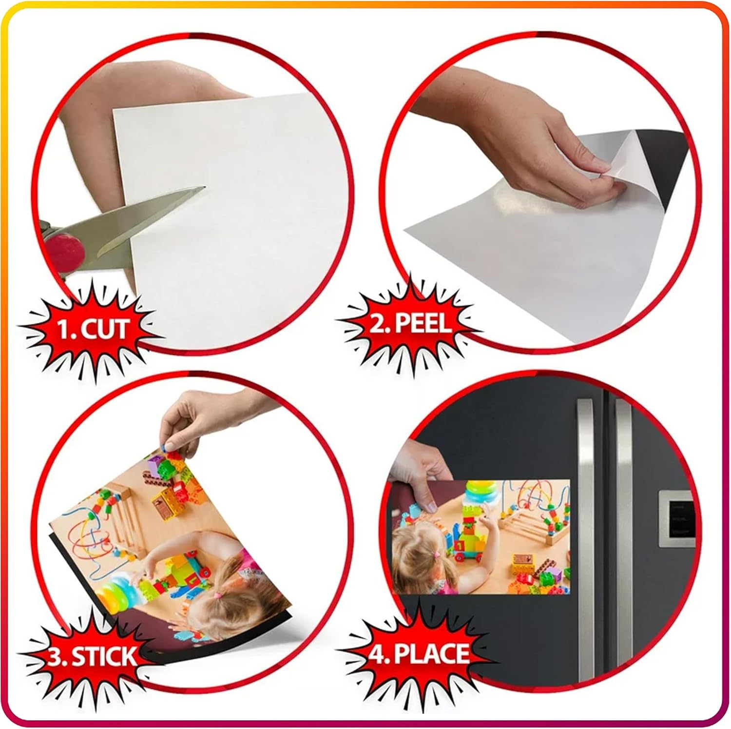 A4 Magnetic Sheets with Adhesi – обзор и цена Photography Types