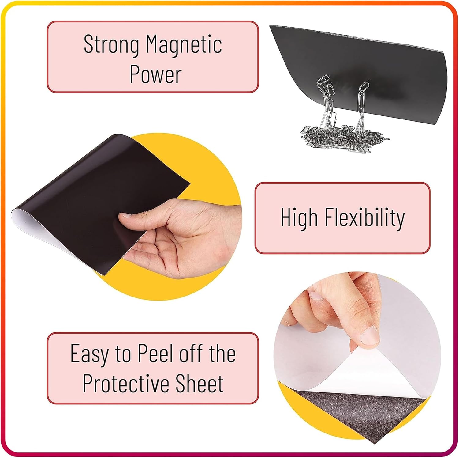 A4 Magnetic Sheets with Adhesi – обзор и цена Photography Types