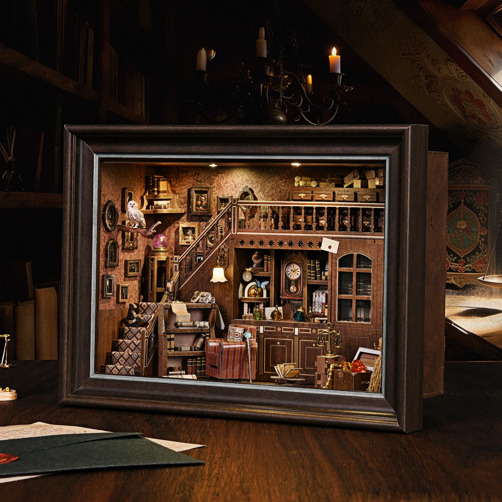 Book Nook Kit Secret Attic DIY – обзор и цена Photography Hacks