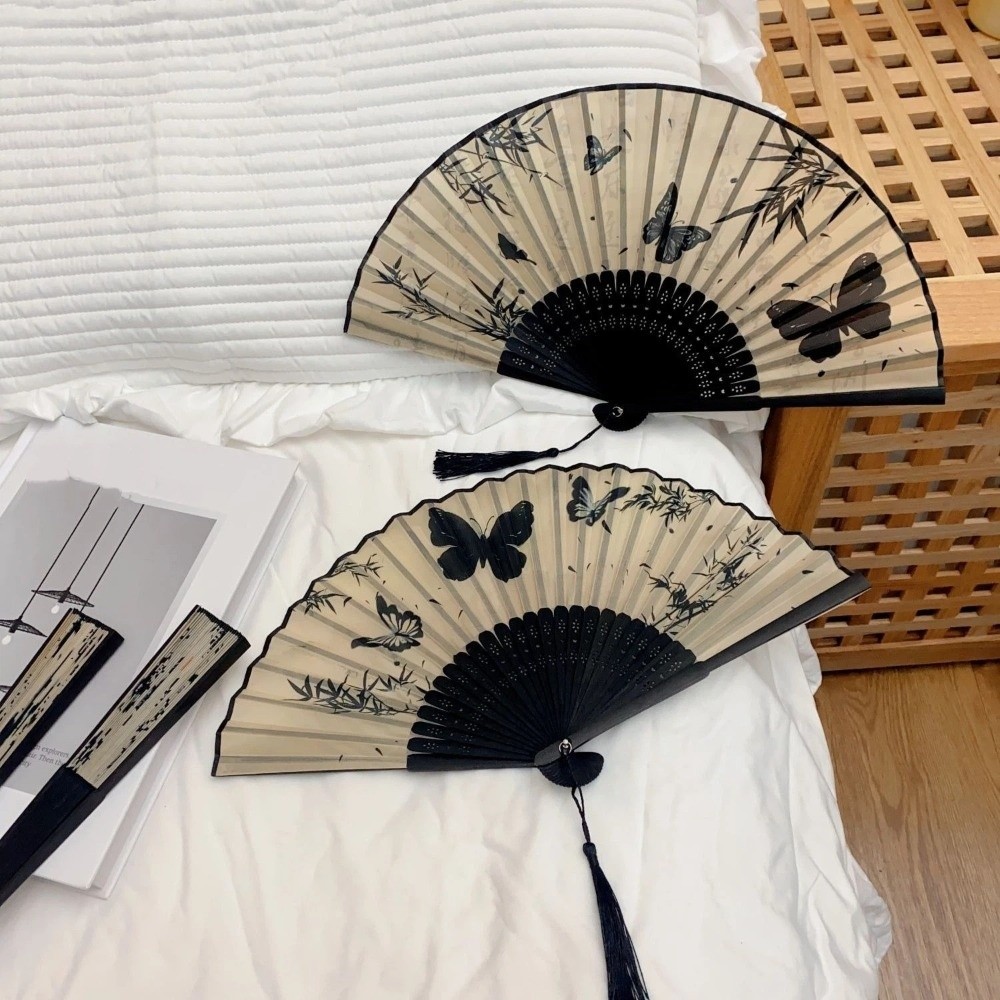Vintage Silk Folding Fan Woode – обзор и цена Photography Vintage Style