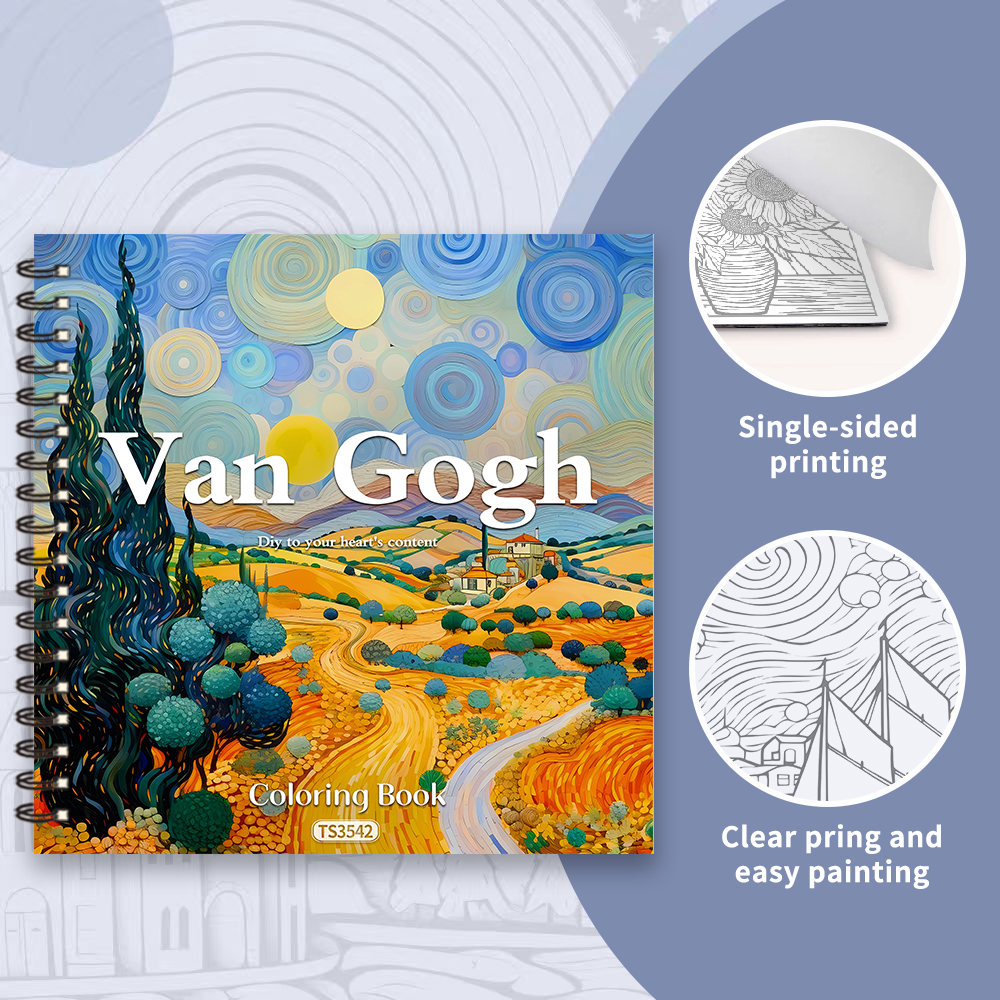 Van Gogh Colouring Book - 30 S – обзор и цена Photography Types
