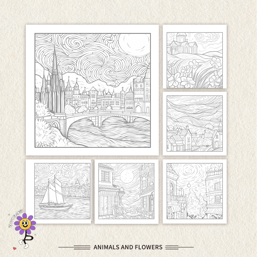Van Gogh Colouring Book - 30 S – обзор и цена Photography Types