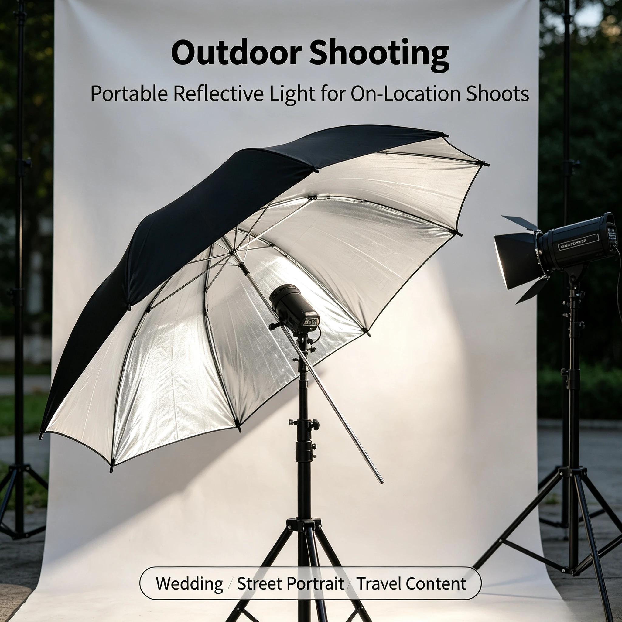 2026 Black Durable 33-inch Ref – обзор и цена Photography Umbrella
