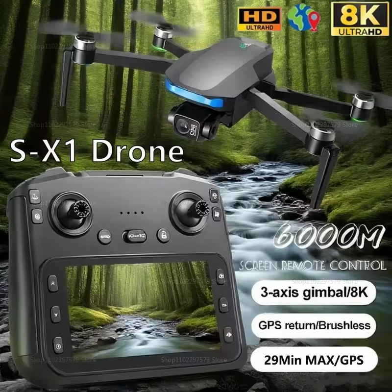 S-X1 GPS New Drone Professiona – обзор и цена Photography Prompt