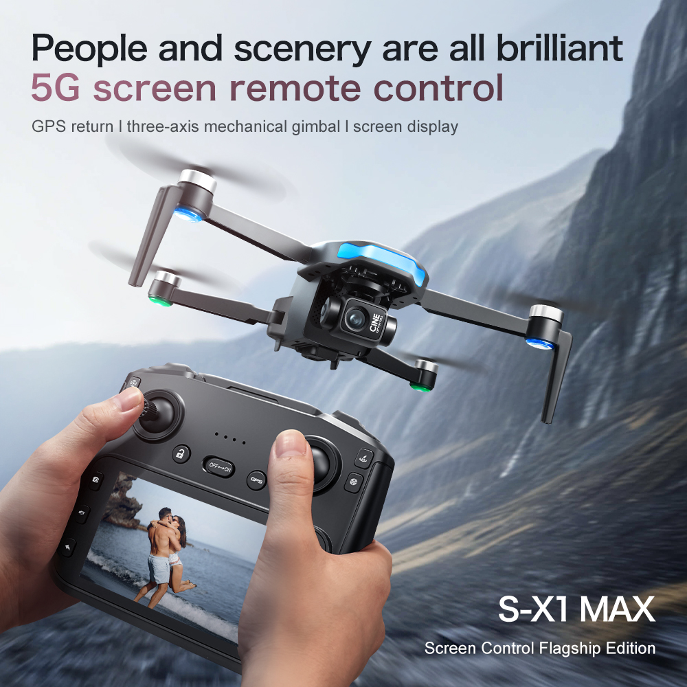 S-X1 GPS New Drone Professiona – обзор и цена Photography Prompt