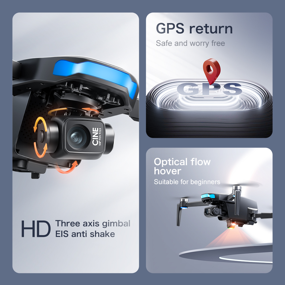 S-X1 GPS New Drone Professiona – обзор и цена Photography Prompt