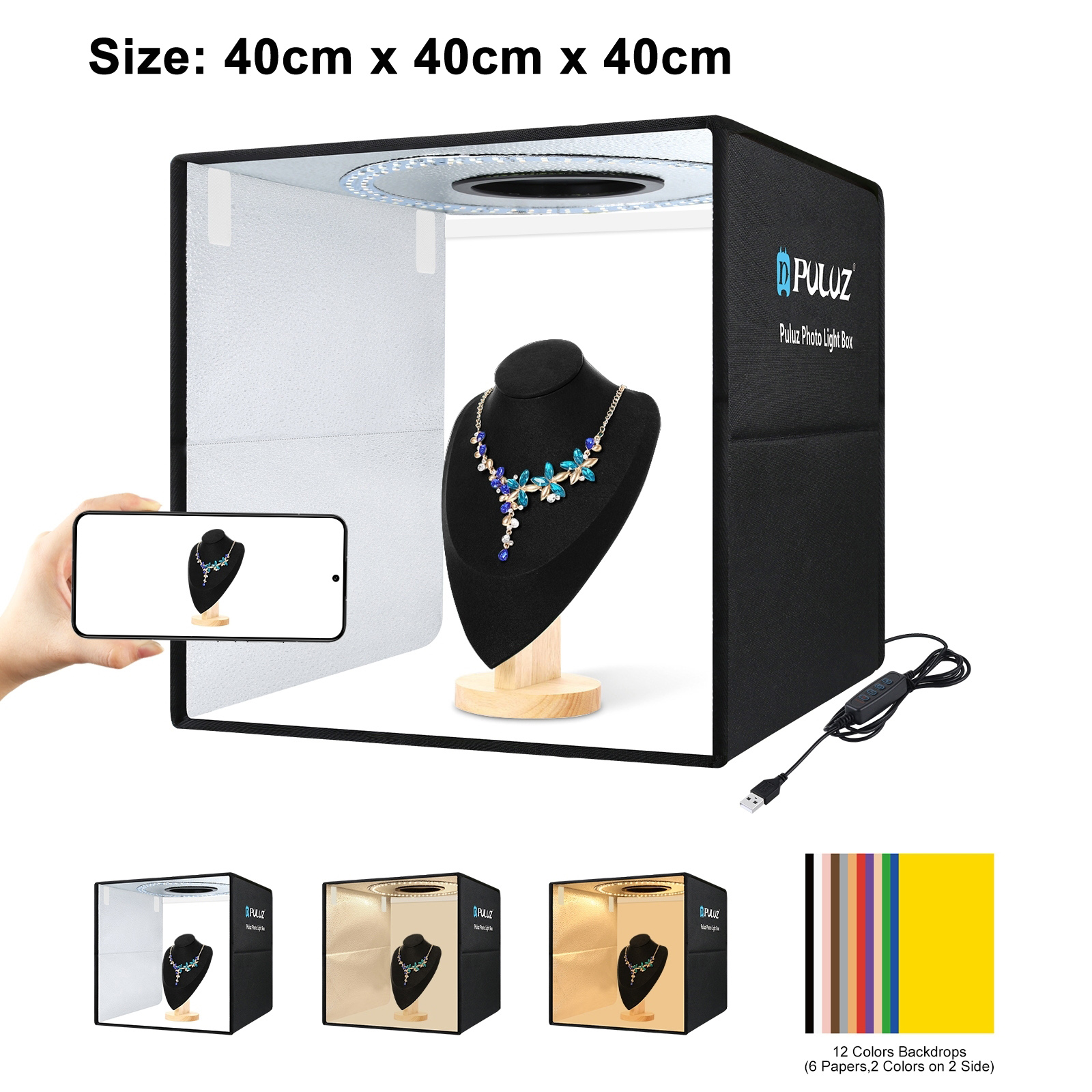PULUZ 40cm Folding Portable Ri – обзор и цена Photography Darkroom