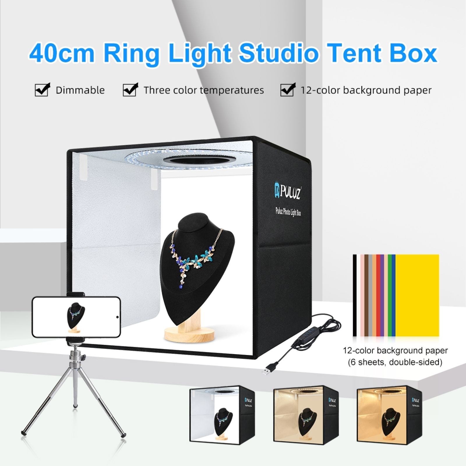 PULUZ 40cm Folding Portable Ri – обзор и цена Photography Darkroom