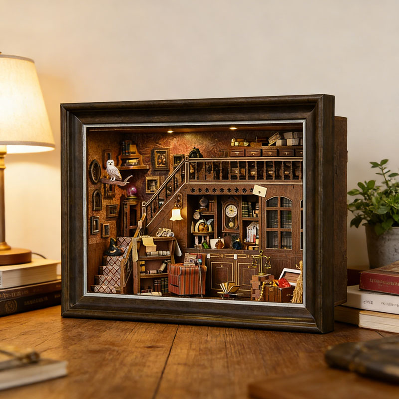 DIY 3D Wooden Book Nook Kit Mi – обзор и цена Photography Hacks