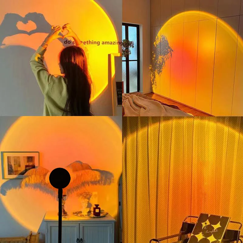 Sunset Lamp Night Light Multi  – обзор и цена Photography Bulb