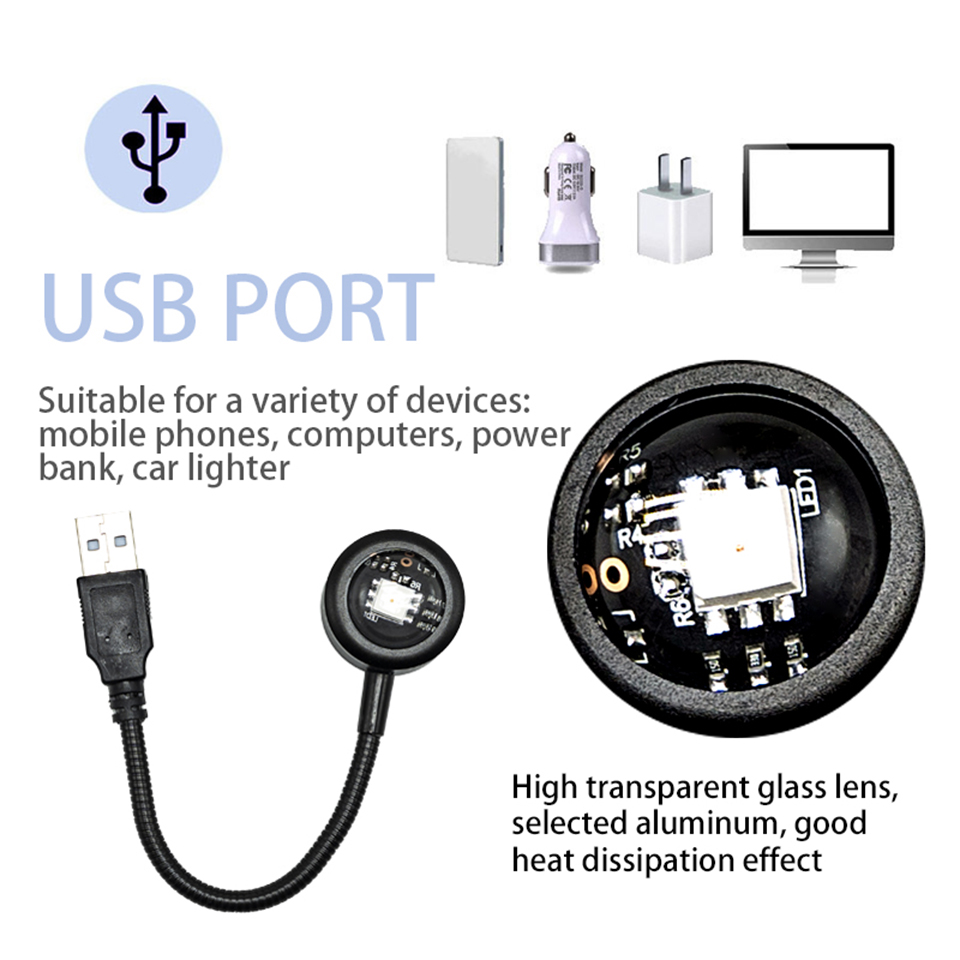 USB LED Sunset Lamp Projector  – обзор и цена Photography Bulb