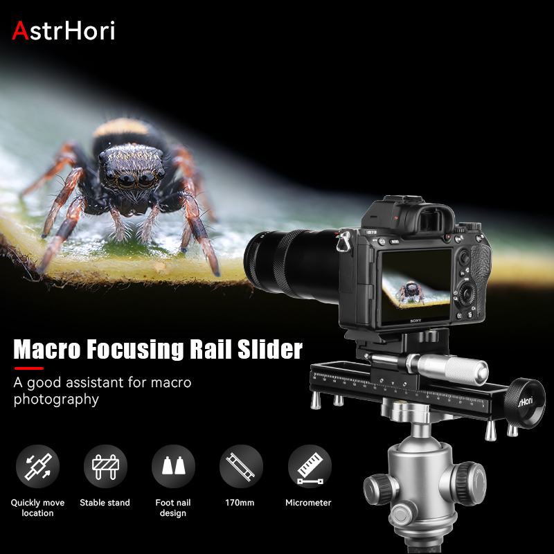 AstrHori 170MM Portable Alumin – обзор и цена Camera Slider Rail