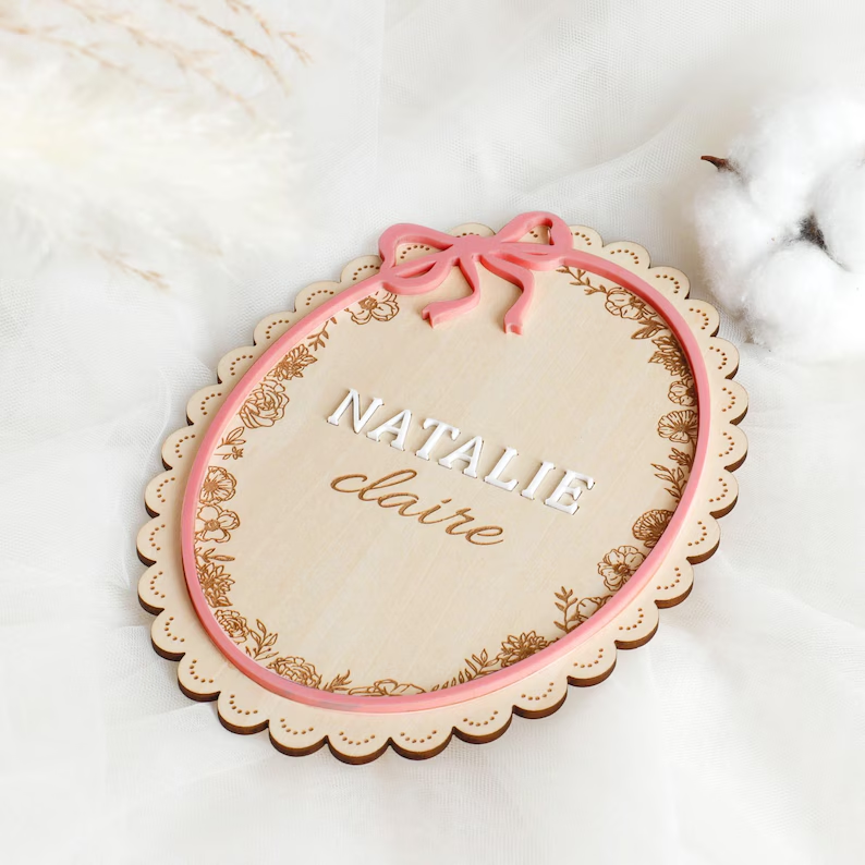 1pc Wooden Newborn Name Sign,  – обзор и цена Photography Prompt