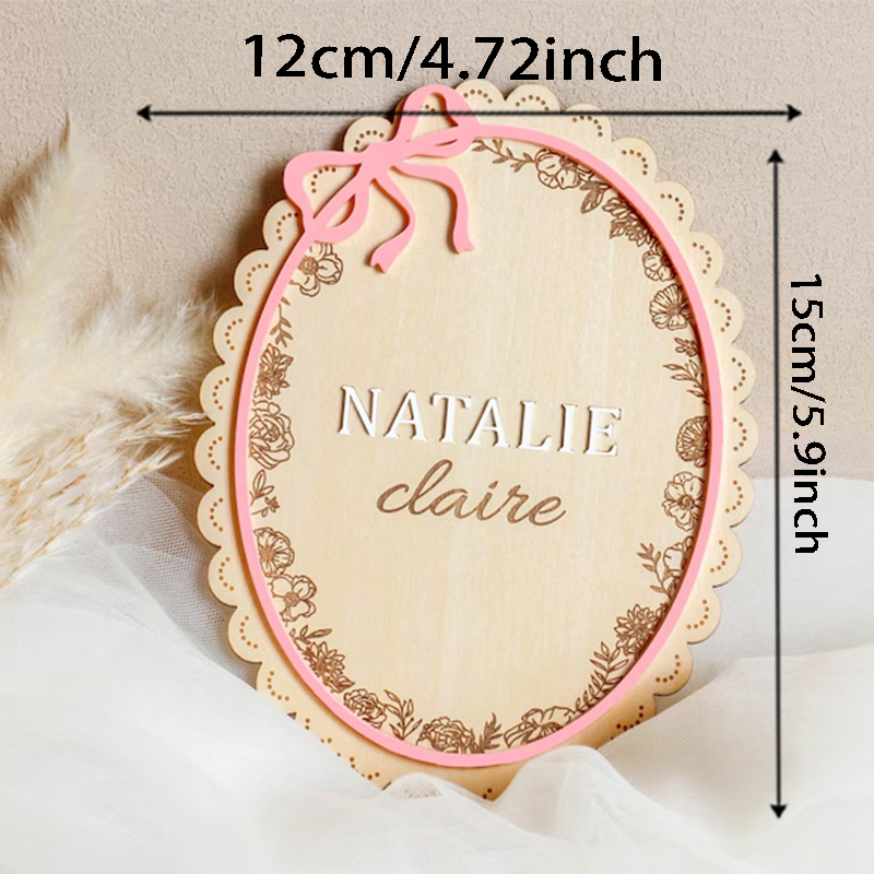 1pc Wooden Newborn Name Sign,  – обзор и цена Photography Prompt