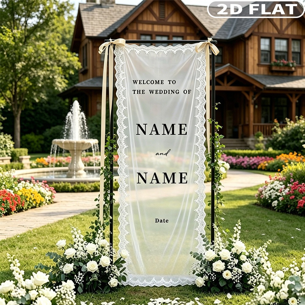 2D FLAT 1pc Custom Name Sheer  – обзор и цена Photography Prompt