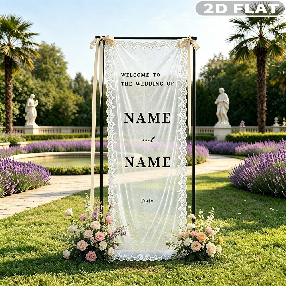 2D FLAT 1pc Custom Name Sheer  – обзор и цена Photography Prompt