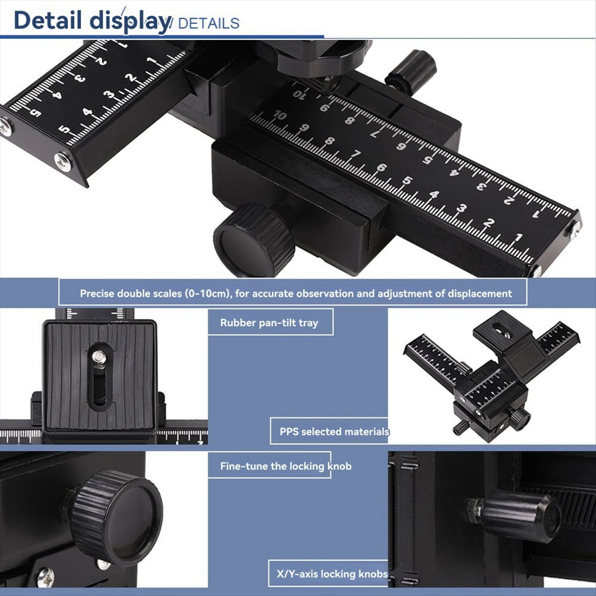 M05K 4 Way Macro Focusing Rail – обзор и цена Camera Slider Rail