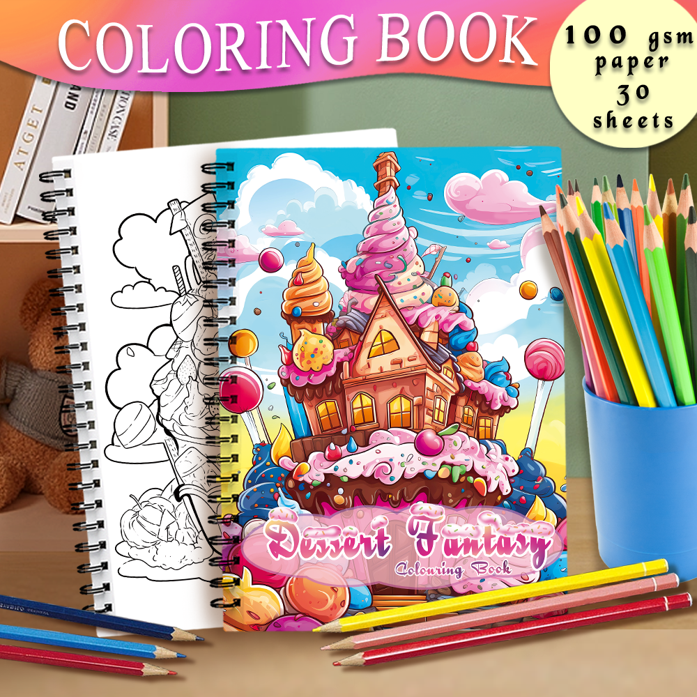 Spiral Coloring book -30 Sheet – обзор и цена Photography Types