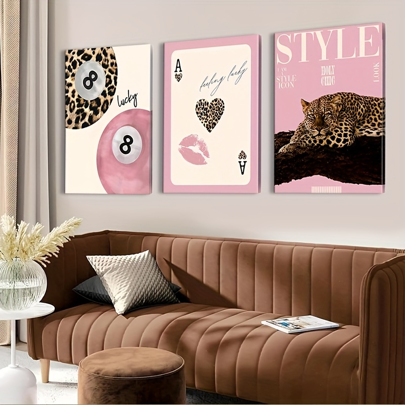 3pcs Leopard Cheetah Canvas Wa – обзор и цена Photography Types