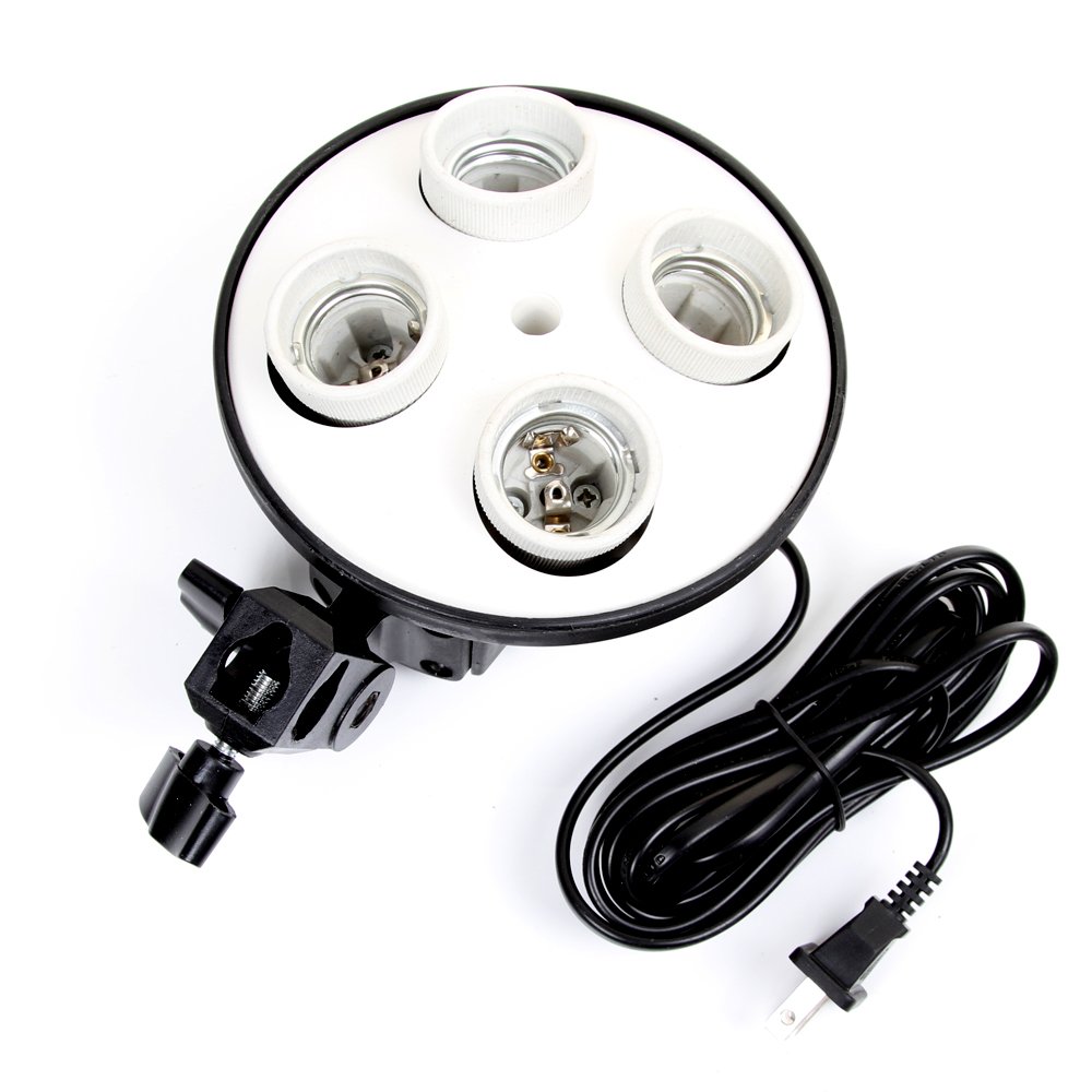 E27 Base Four Lamp Holder  Lig – обзор и цена Photography Bulb