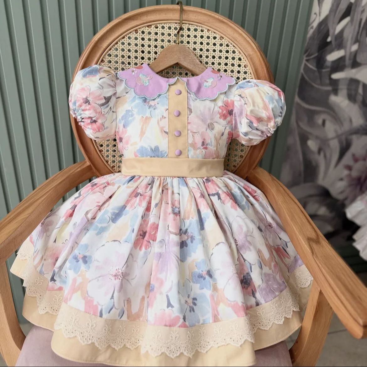 0-12Y Baby Girl Summer Collar  – обзор и цена Photography Vintage Style