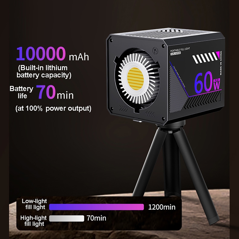 60W RGB Video Light Portable L – обзор и цена Photography Darkroom