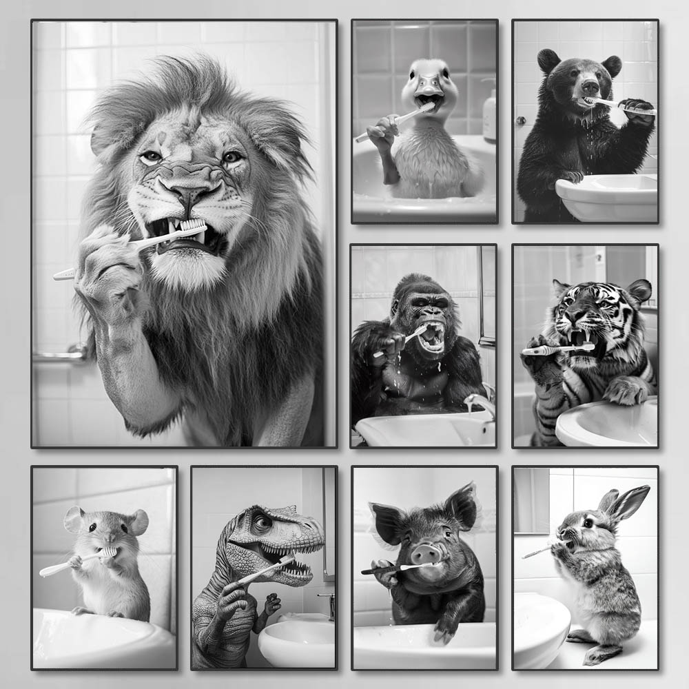 Black White Funny Bathroom Bru – обзор и цена Photography Types
