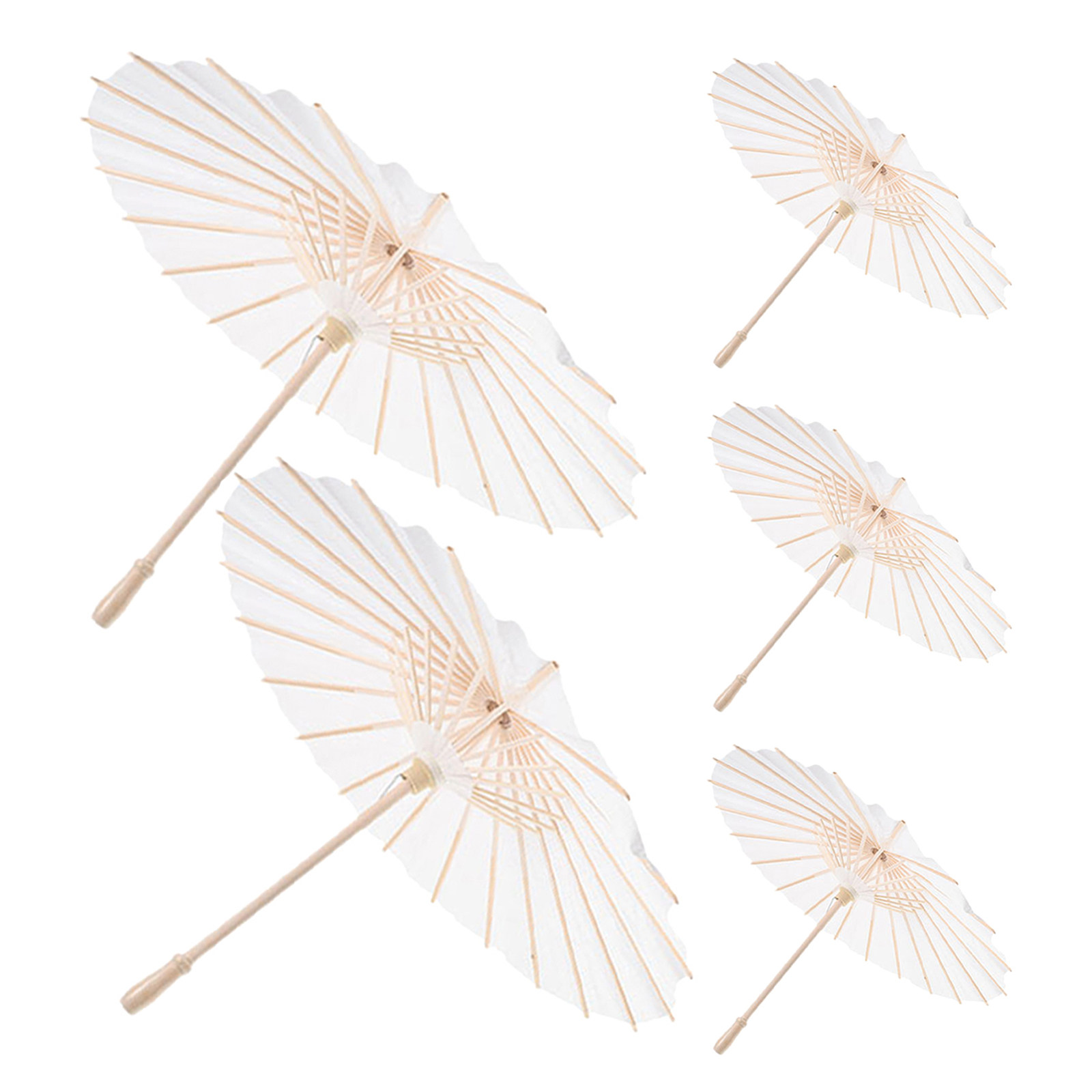 5Pcs White Bridal Paper Umbrel – обзор и цена Photography Umbrella