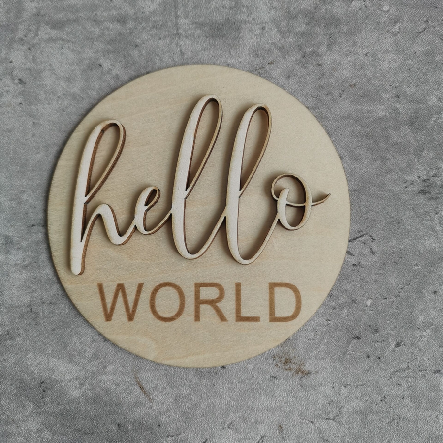 10pcs Hello World Baby Birth A – обзор и цена Photography Prompt