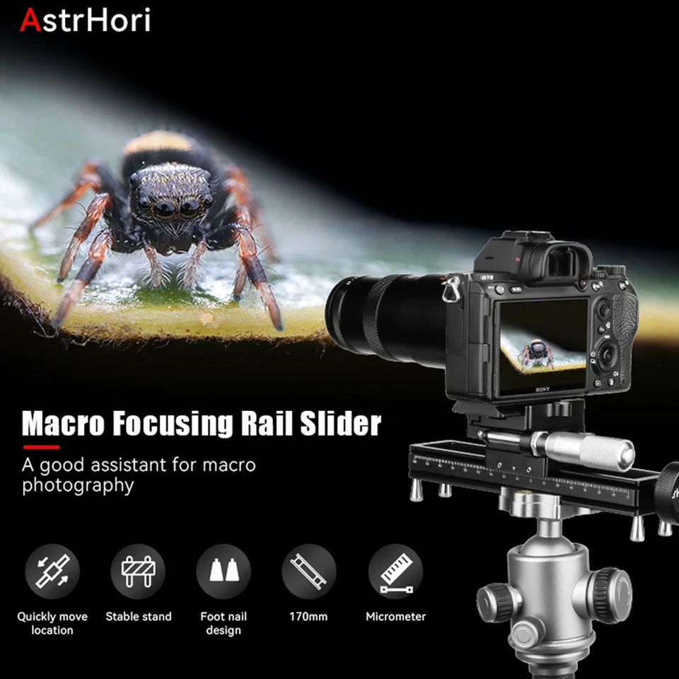 AstrHori AH-MGA170 170mm Camer – обзор и цена Camera Slider Rail