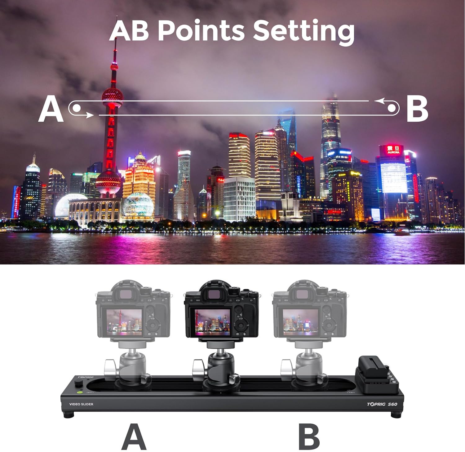 Accsoon Toprig S40 Motorized S – обзор и цена Camera Slider Rail