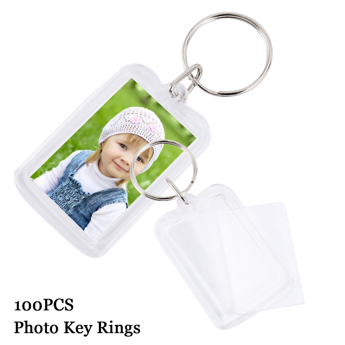 100/200pcs Blank Photo Keyring – обзор и цена Photography Hacks