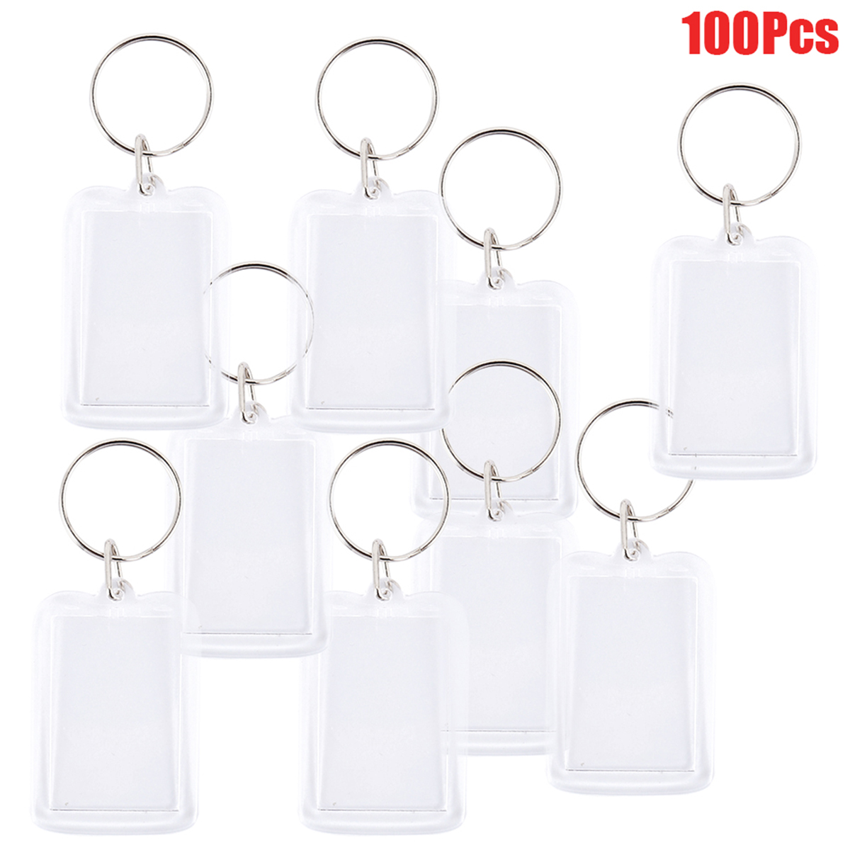 100/200pcs Blank Photo Keyring – обзор и цена Photography Hacks