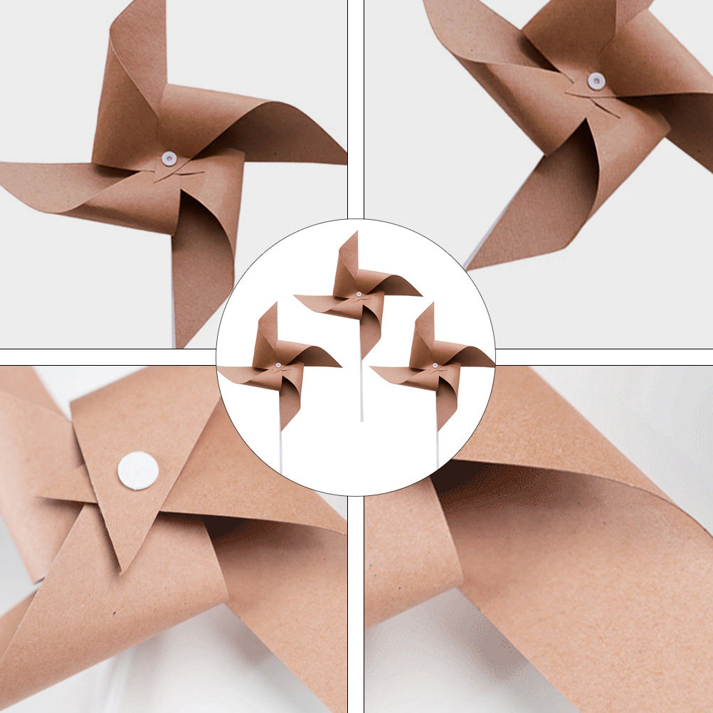 3Pcs Vintage Kraft Paper Windm – обзор и цена Photography Vintage Style